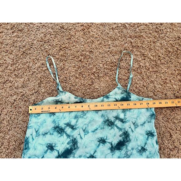 NWT PINK Victoria’s Secret Blue Tie Dye Mini Dress L - Picture 3 of 7
